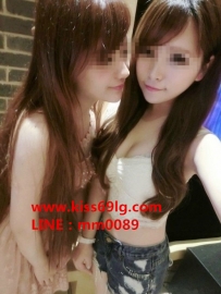 高顏值3p正妹  左 小妍 163，46，D杯，23歲  右 米雪 162，46，...